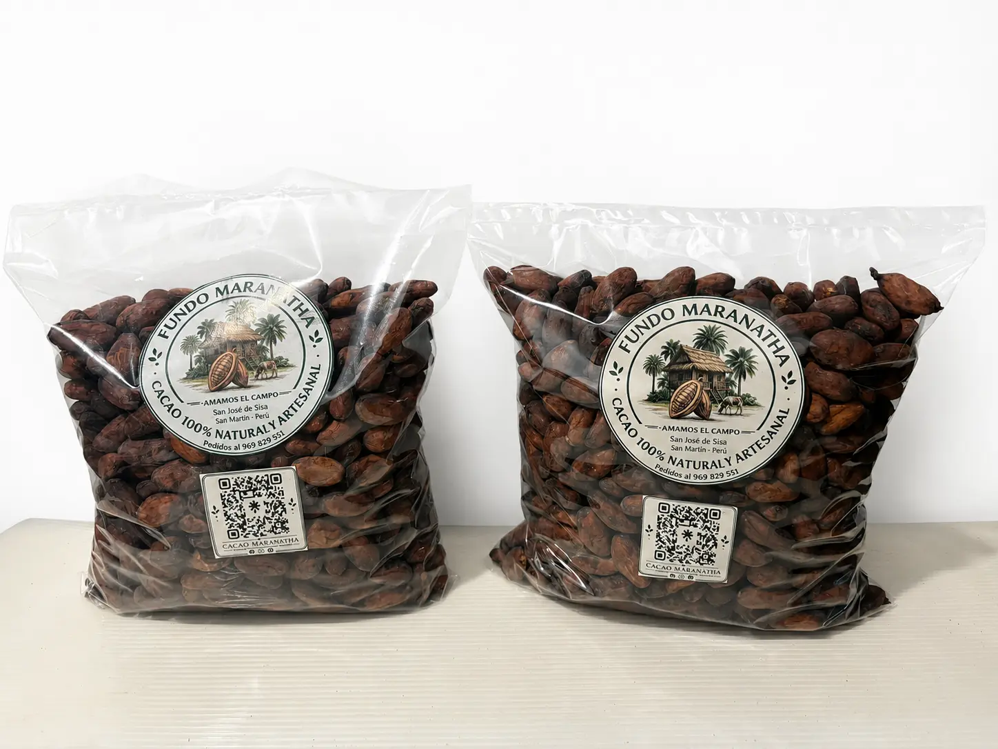 Cacao grano seco en bolsa 1 kg