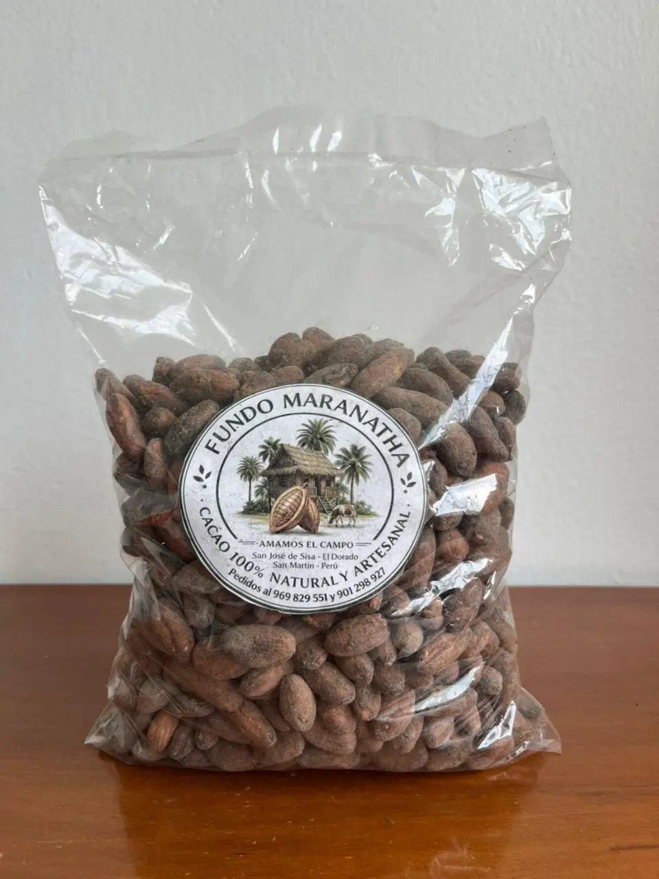 Cacao en grano seco