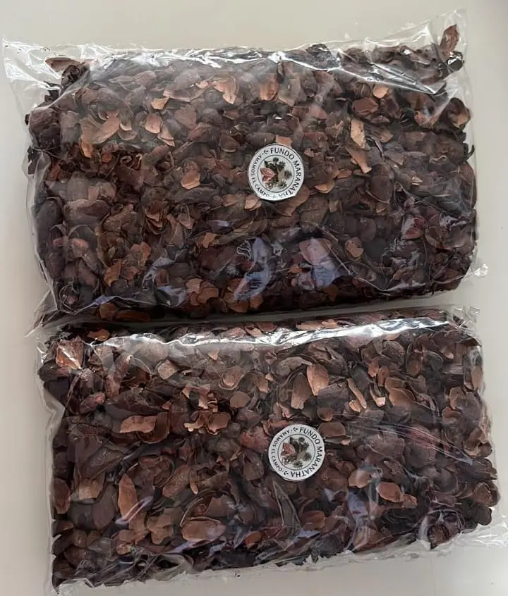 Cascarilla de cacao artesanal