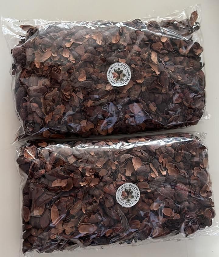 Cascarilla de cacao — infusión zero waste, Fundo Maranatha